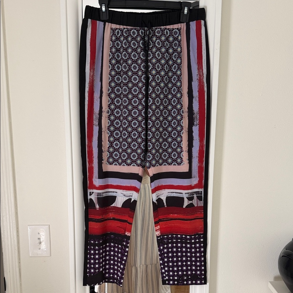 Clover Canyon Black and Gray Patterned Pants
